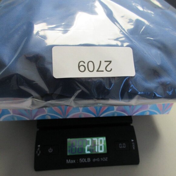 Diane Von Furstenberg Front Tie Overlapping Silk Mini Dress Ruched 8 Blue 278 - Picture 14 of 14